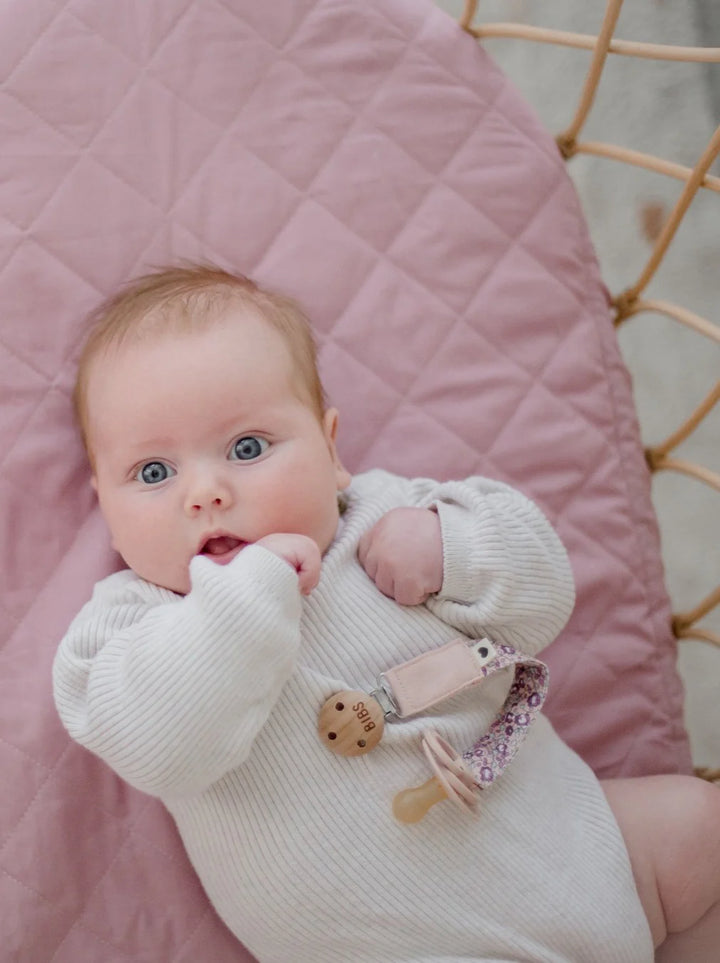 Bambella Designs Waterproof Bassinet Sheet/Change Mat Cover | Dusty Mauve