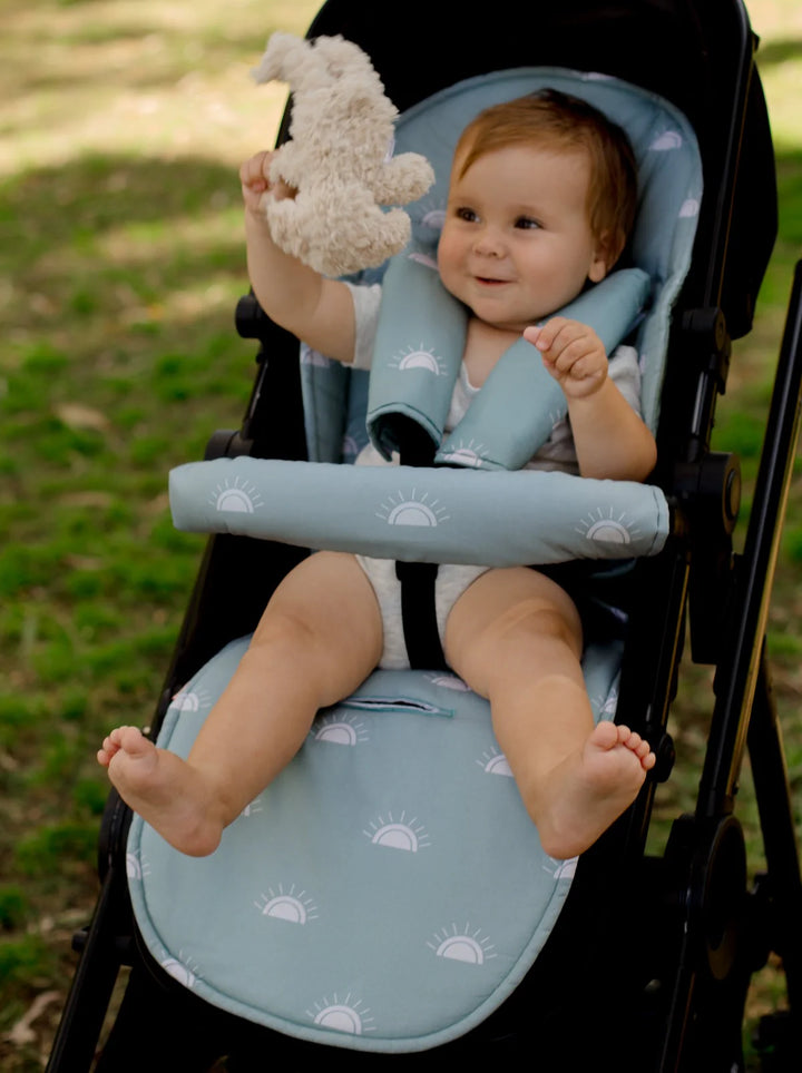 Bambella Designs Universal Pram Liner | Sage Sunshine