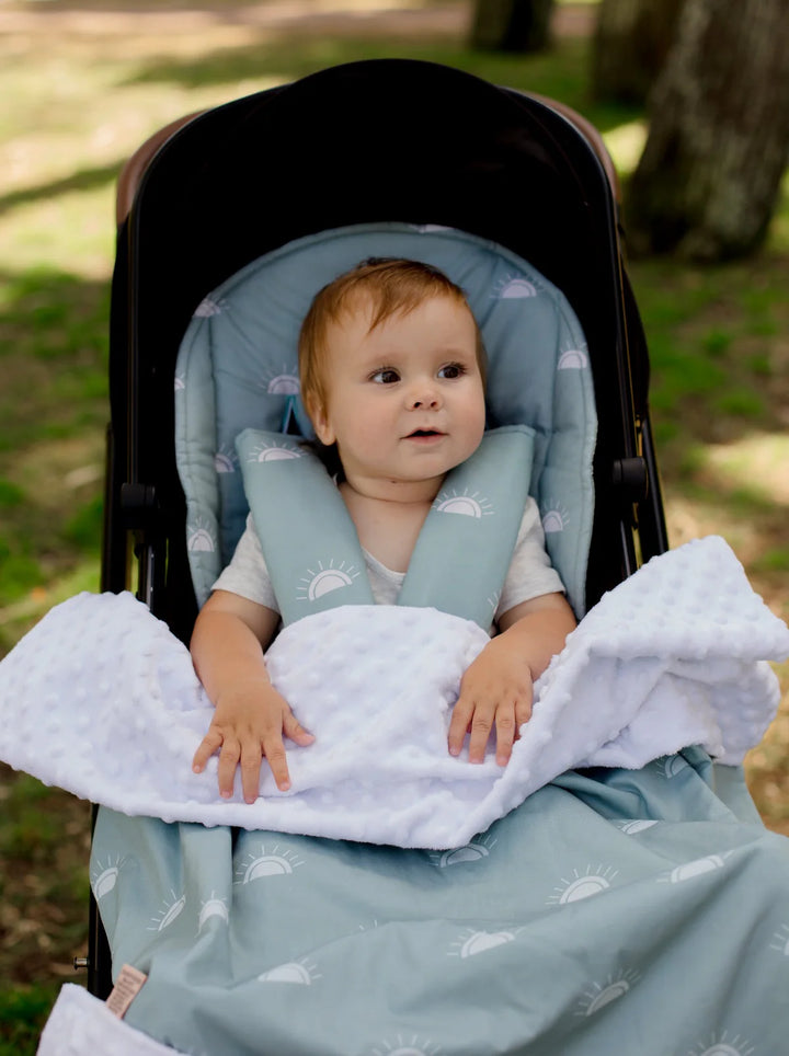 Bambella Designs Universal Pram Liner | Sage Sunshine