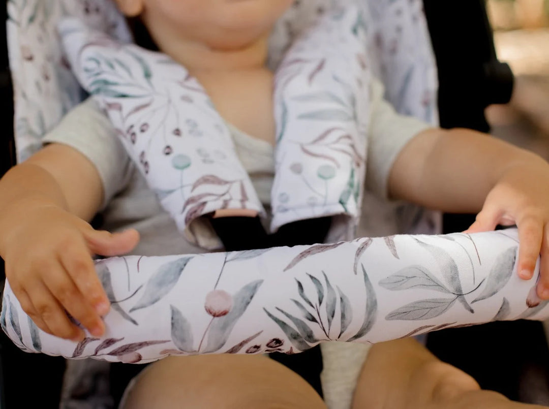 Bambella Designs Pram Bar Cover | Botanical