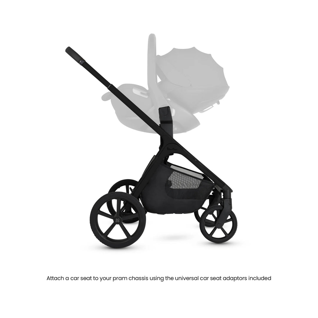 Silver Cross Cove with Carrycot (6 Piece) - Onyx