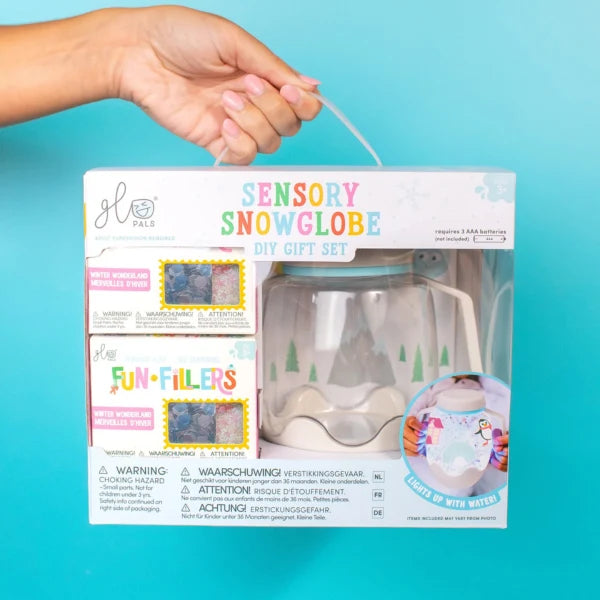 Jellystone Designs DIY Sensory Jar Gift Set - Sensory Snow globe