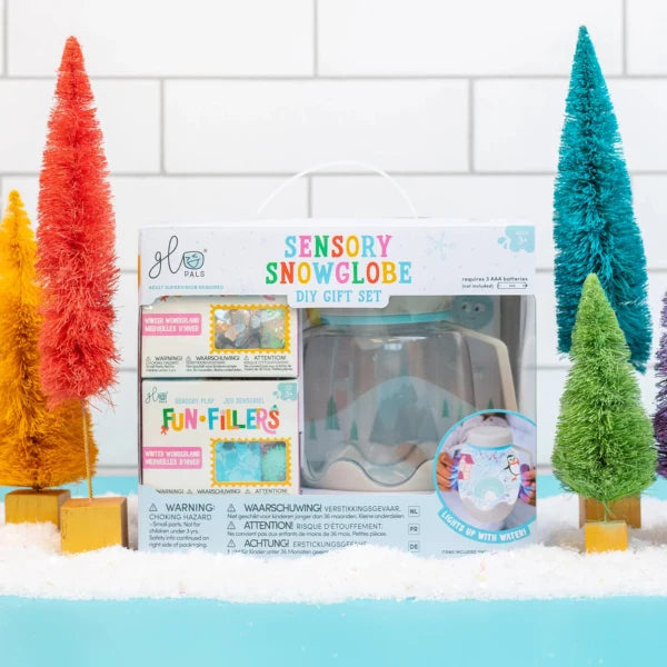 Jellystone Designs DIY Sensory Jar Gift Set - Sensory Snow globe