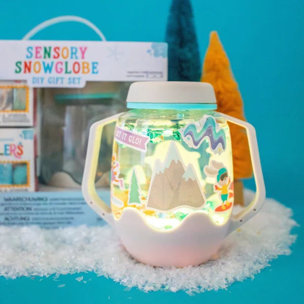 Jellystone Designs DIY Sensory Jar Gift Set - Sensory Snow globe