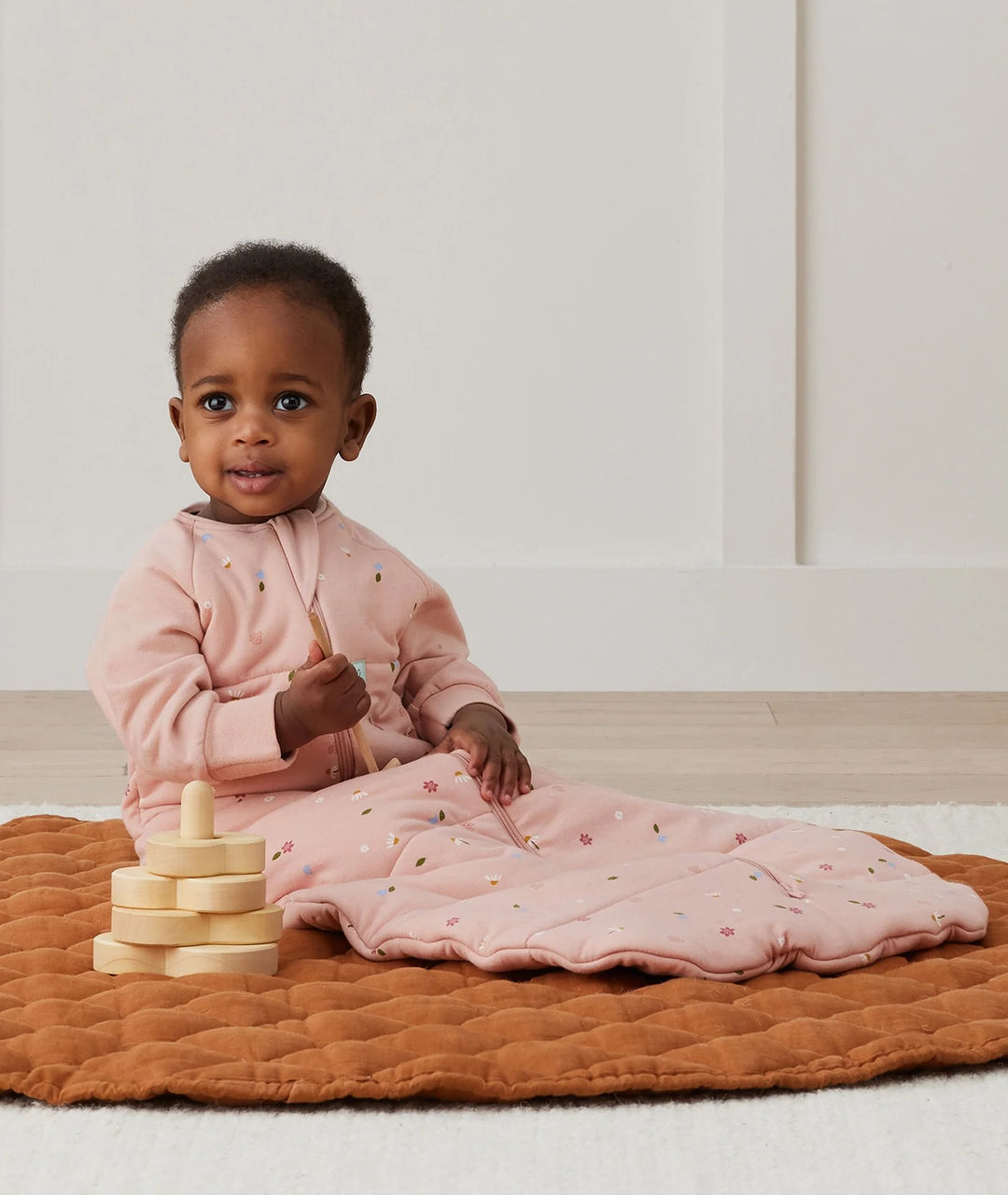 JERSEY SLEEPING BAG Long Sleeve 2.5TOG-Daisies