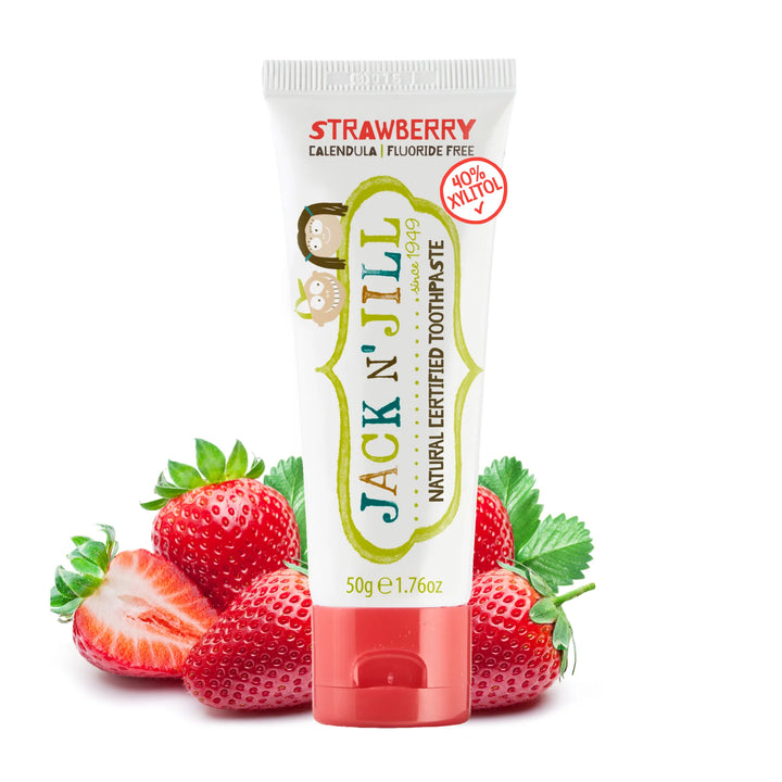 J N'J Toothpaste Organic - Strawberry