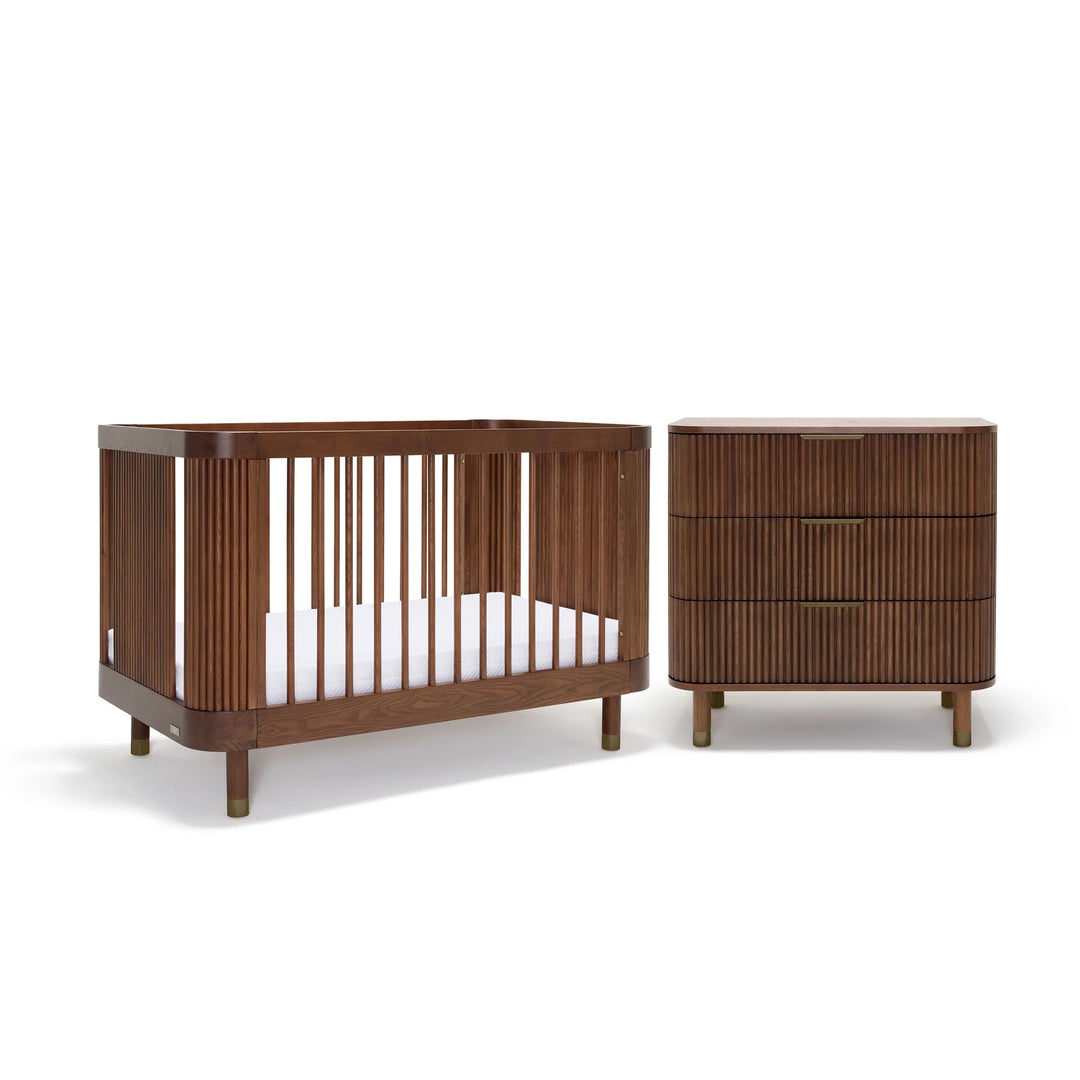 Babyrest Juno Cot + Chest Bundle (Luxe Walnut)