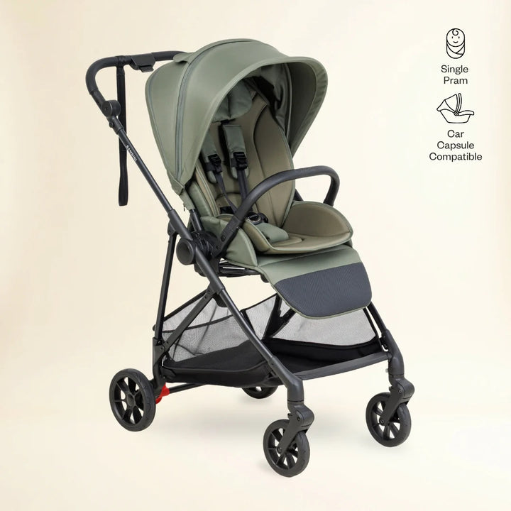 Bambini London Compact Stroller - FERN Green