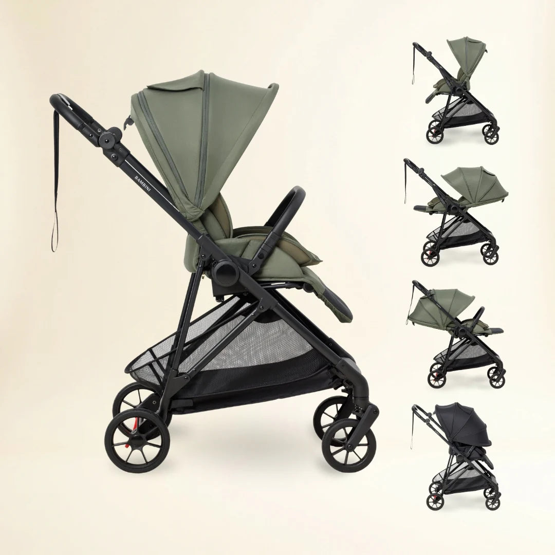 Bambini London Compact Stroller - FERN Green