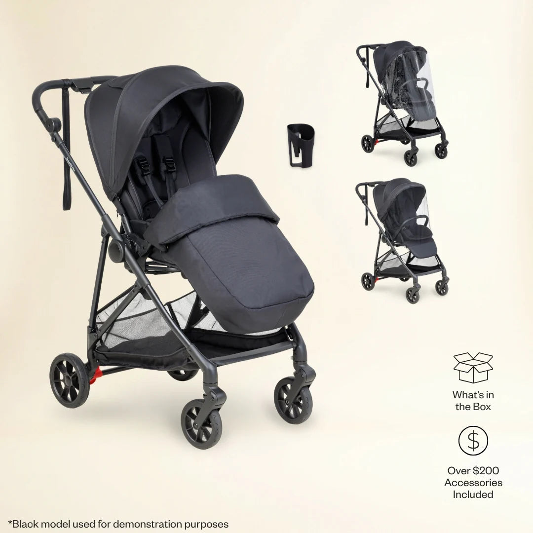 Bambini London Compact Stroller - FERN Green