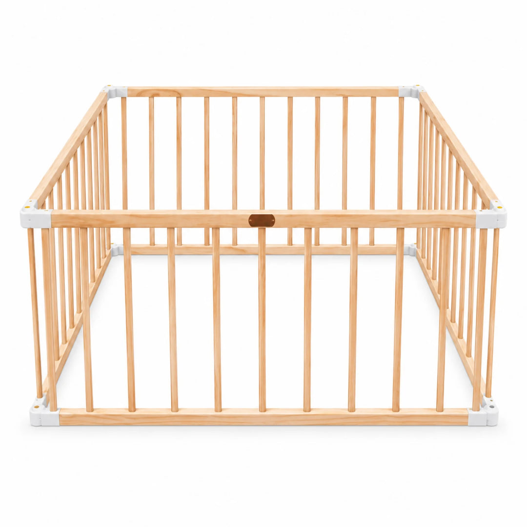 TikkTokk Little Boss Square Playpen - Natural