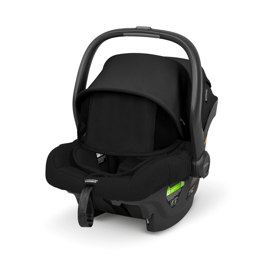 UPPAbaby VISTA V3 With Bassinet Savannah + UPPAbaby Mesa Car Seat Capsule - Charcoal (James) Bundle