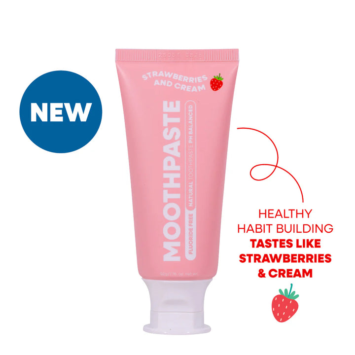 MooGooKids Moothpaste Strawberries & Cream 50g