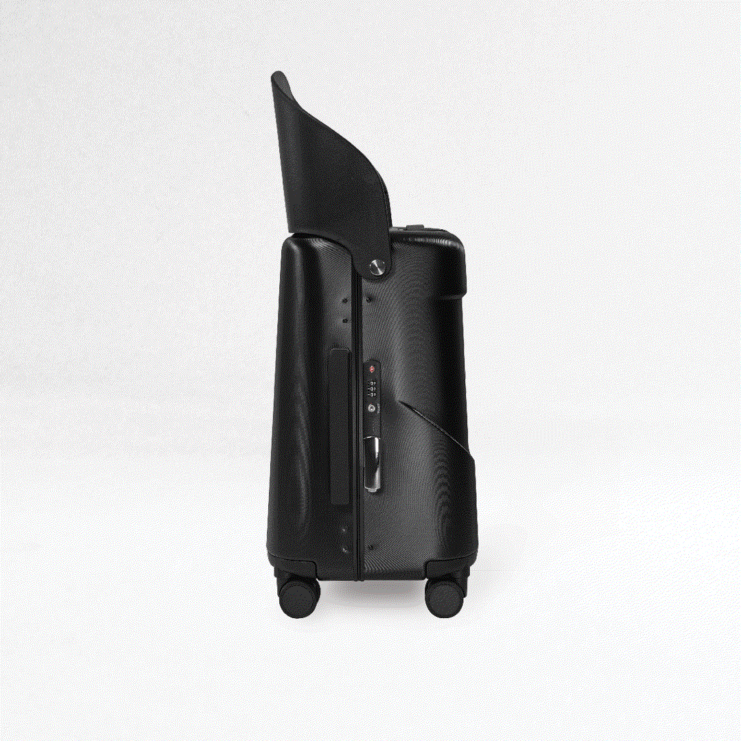 MiaMily Carry-on Luggage 18" - Midnight Black