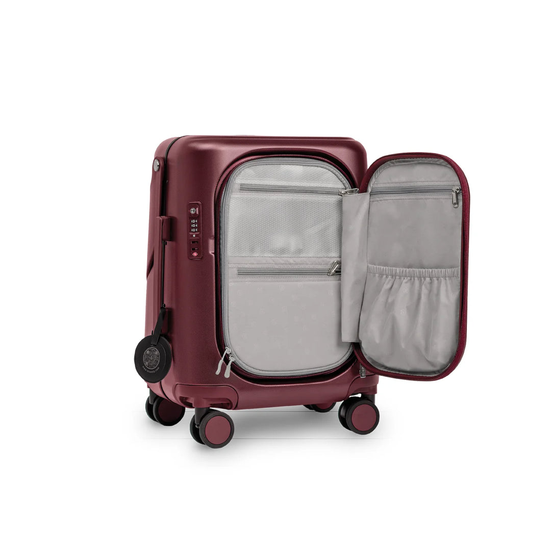MiaMily - Carry-On Plus - Luggage 18" - Burgundy Red