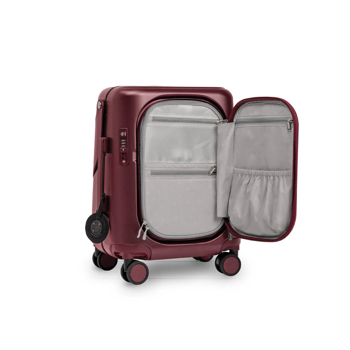MiaMily - Carry-On Plus - Luggage 18" - Burgundy Red