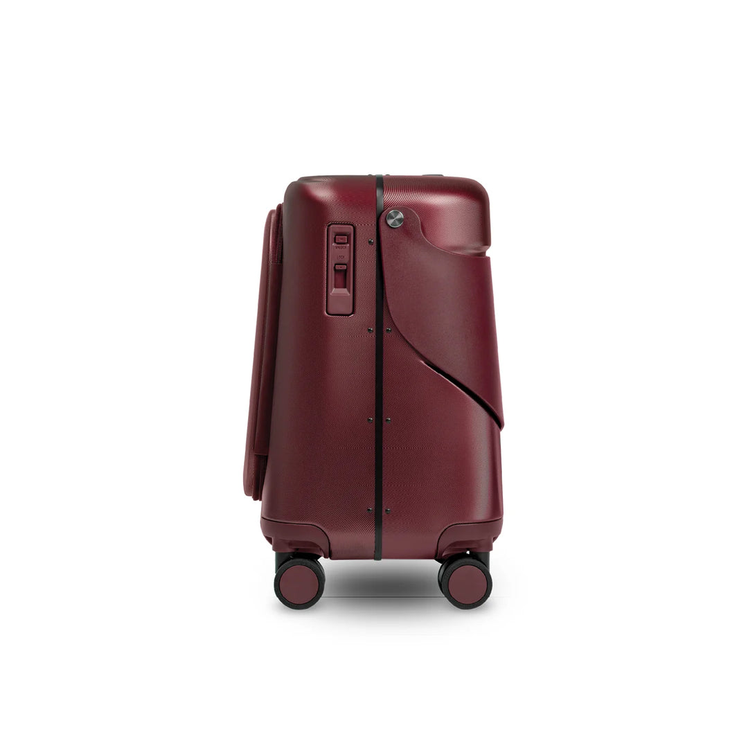 MiaMily - Carry-On Plus - Luggage 18" - Burgundy Red