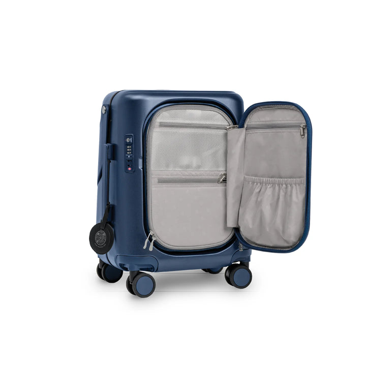 MiaMily Carry-On Plus Luggage 18" - Navy Blue