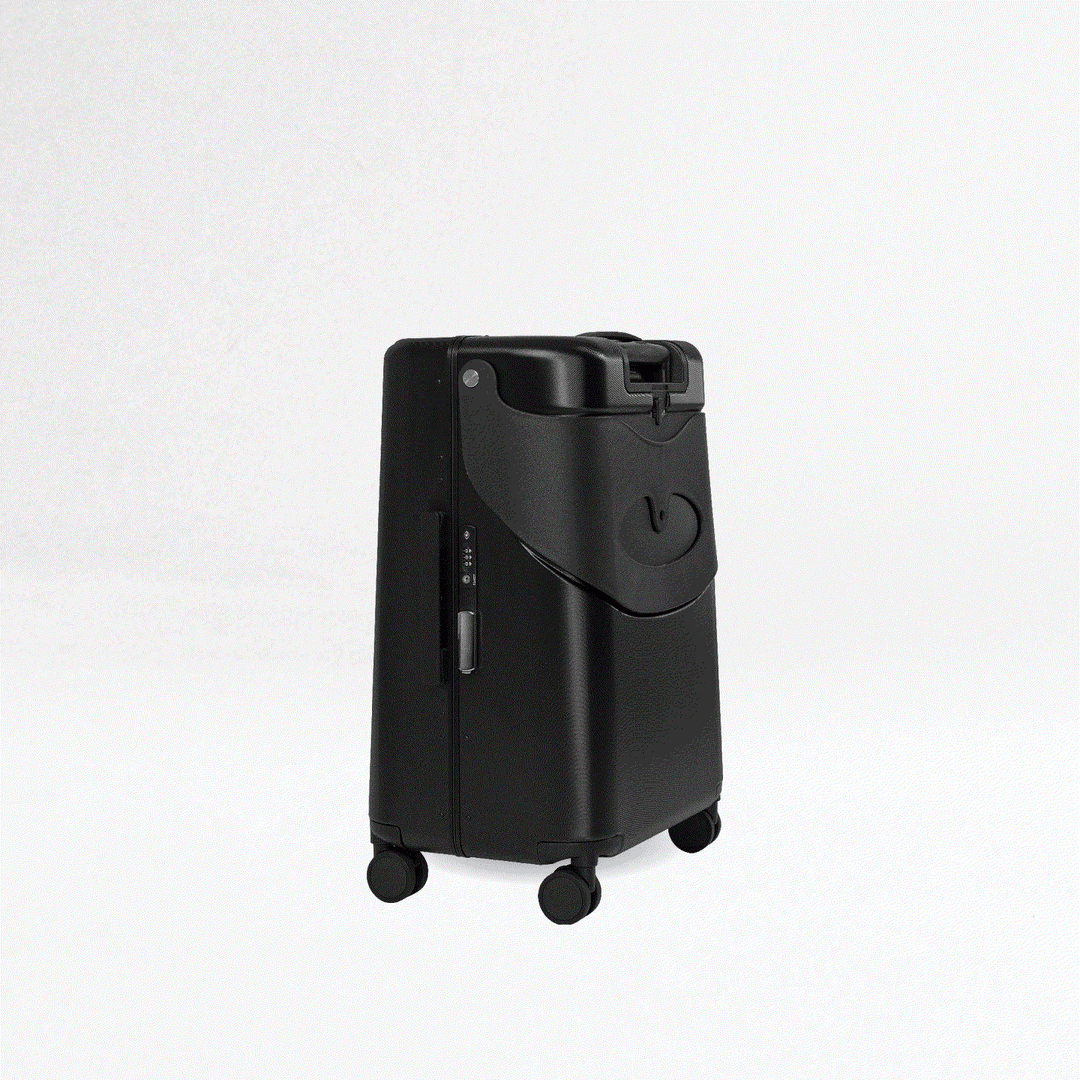 MiaMily Check-In Luggage 24" - Midnight Black