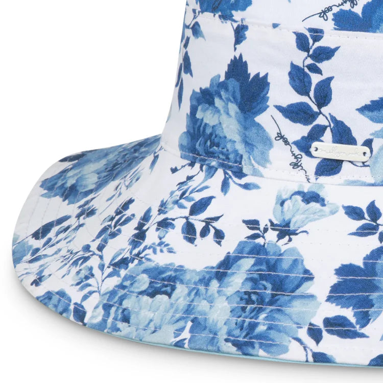 Millymook Girls wide brim Pearl-blue