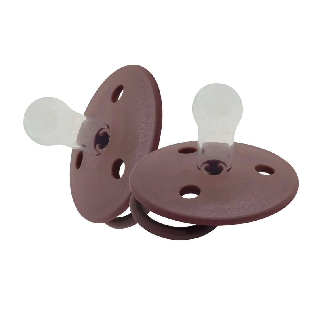 Mininor Pacifier/Dummy Silicone 2 pack-HEATH FLOWER