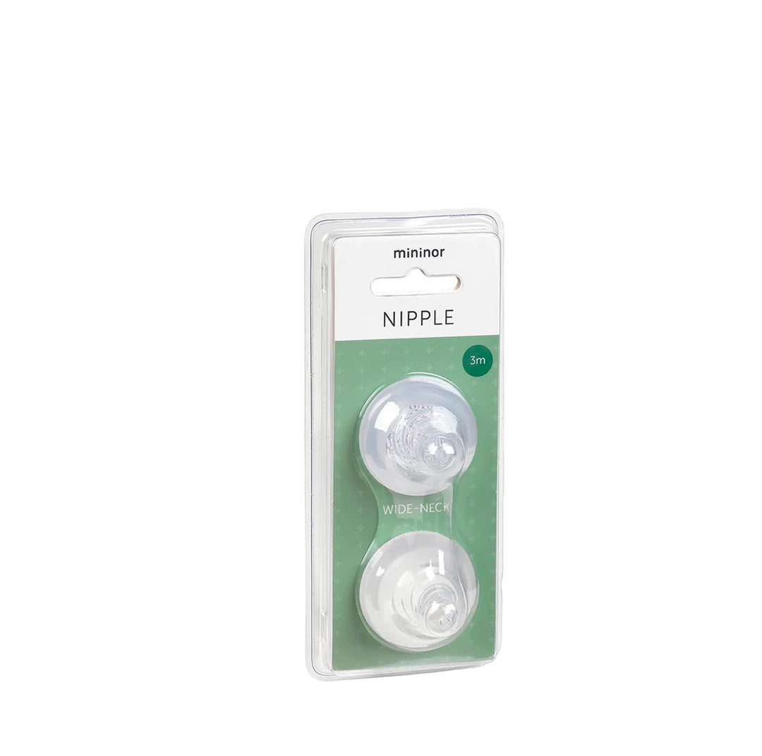 Mininor Bottle Nipple 2 pack - 3 months