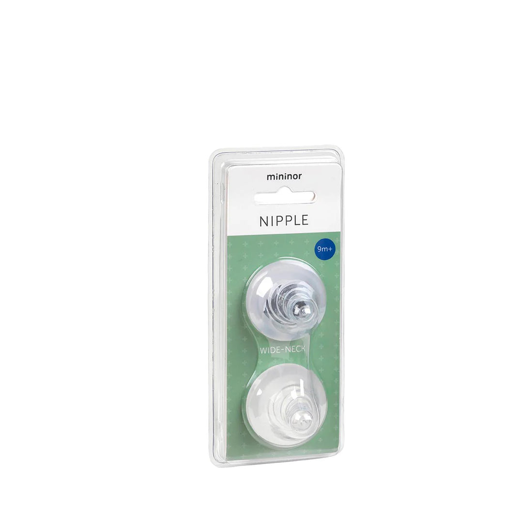 Mininor Bottle Nipple 2 pack - 9+ months