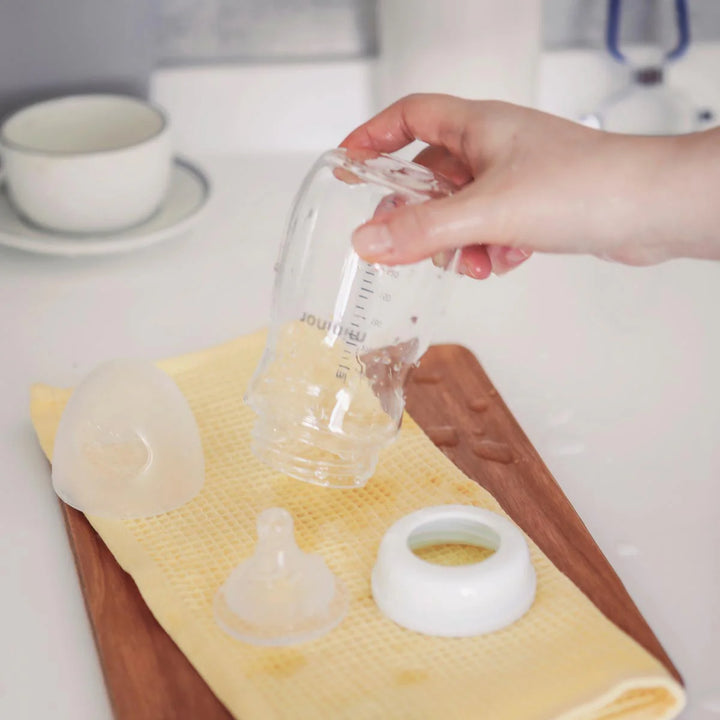 Mininor Glass Feeding Bottle 240ml  0mth+