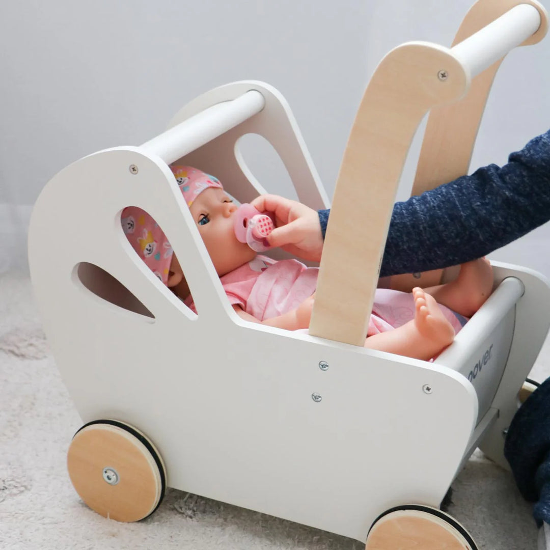 Moover Toys Essentials Dolls Pram - Cappuccino Grey