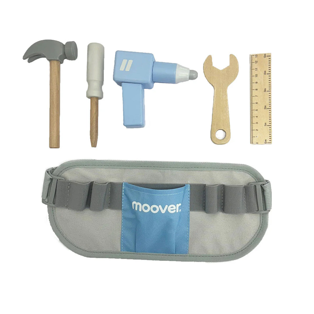 Moover Push Truck and Tool Set - Blue