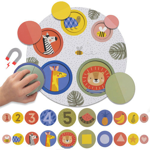 Taf Toys Magnetic Peek-A-Boo Puzzle - 18m+(TT12885)