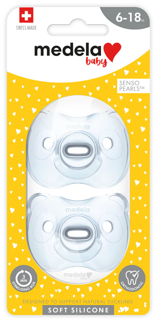 Medela Silicon Duo Soother 6-18 months Assorted