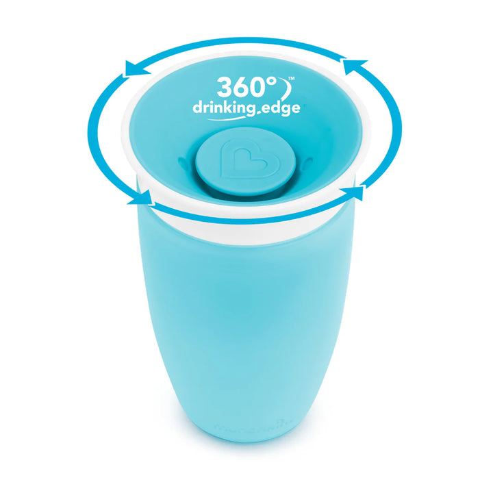 Munchkin 10oz Miracle 360? Sippy Cup - 1pk (Blue)