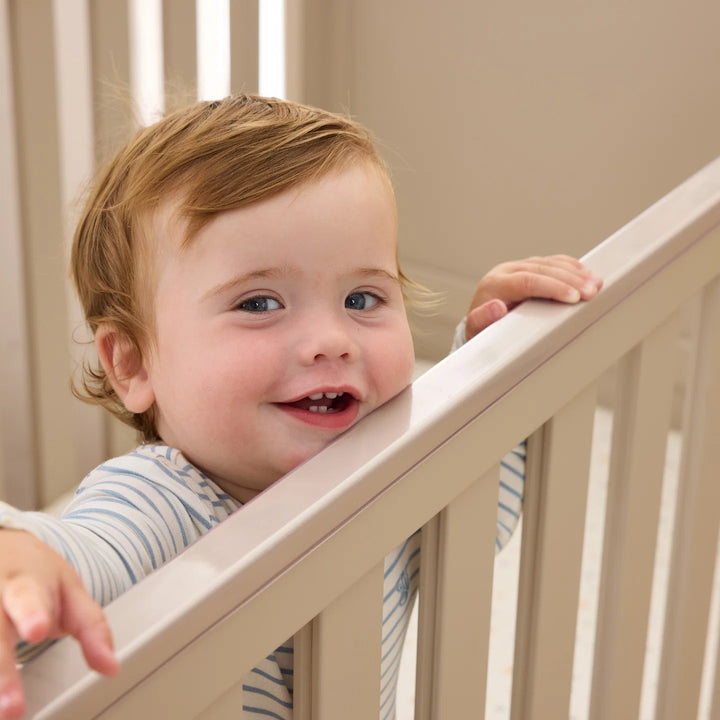 iL Tutto Misha Cot in Mushroom & Golden Oak