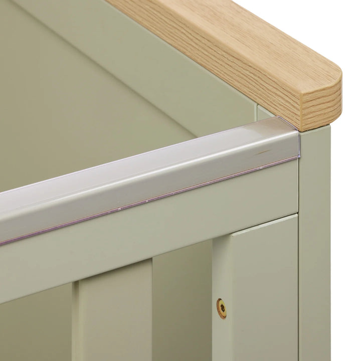 iL Tutto Misha Cot in Sage & Golden Oak