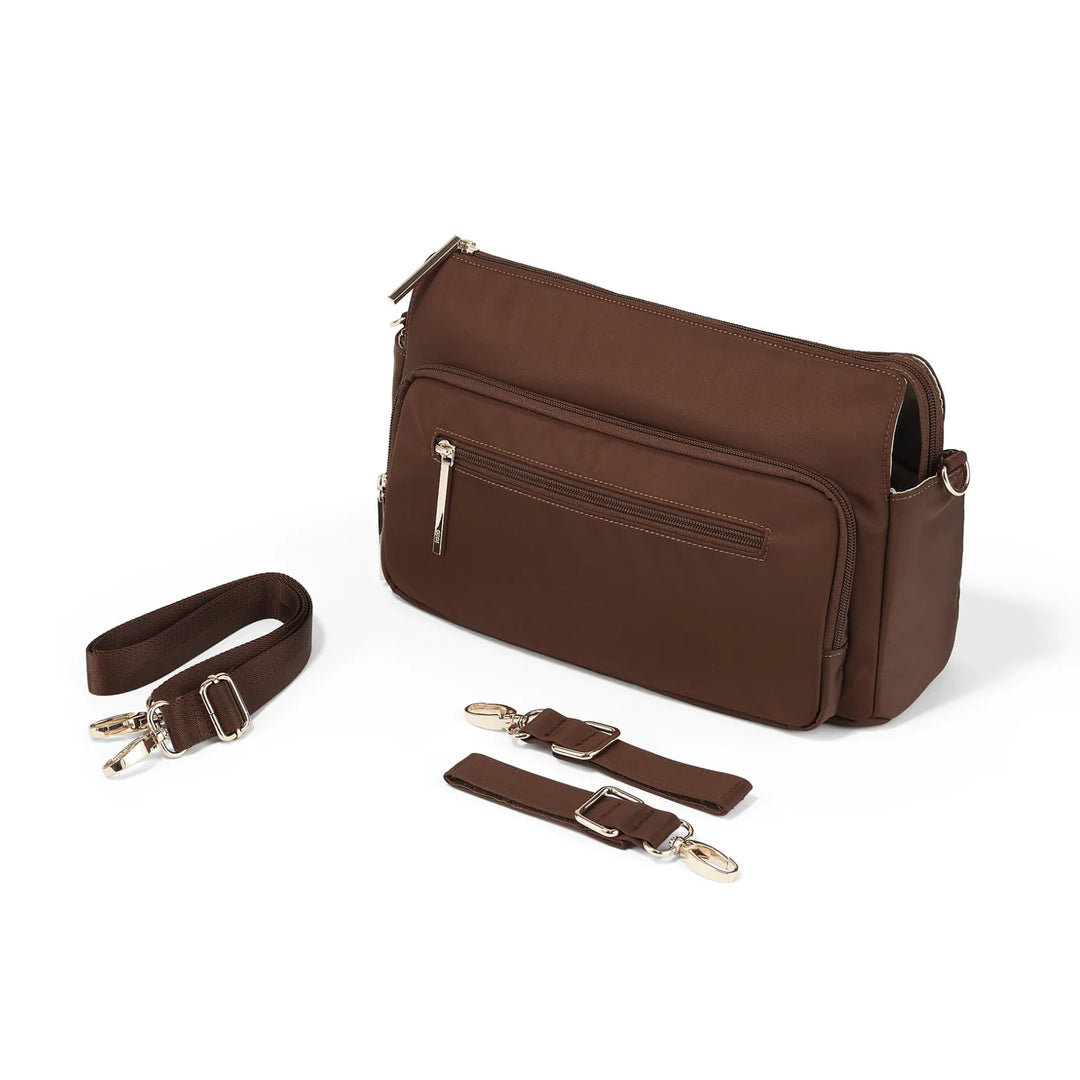 OiOi Multitasker Pram Caddy 2.0 - Chocolate Nylon