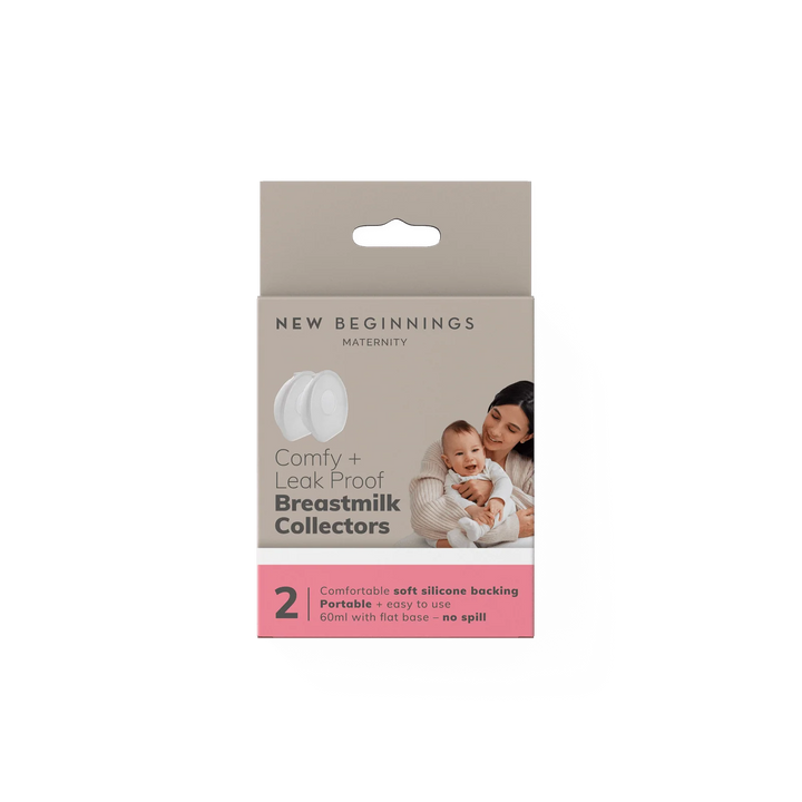 NEW BEGINNINGS SILICONE COLLECTOR CUPS 2PC