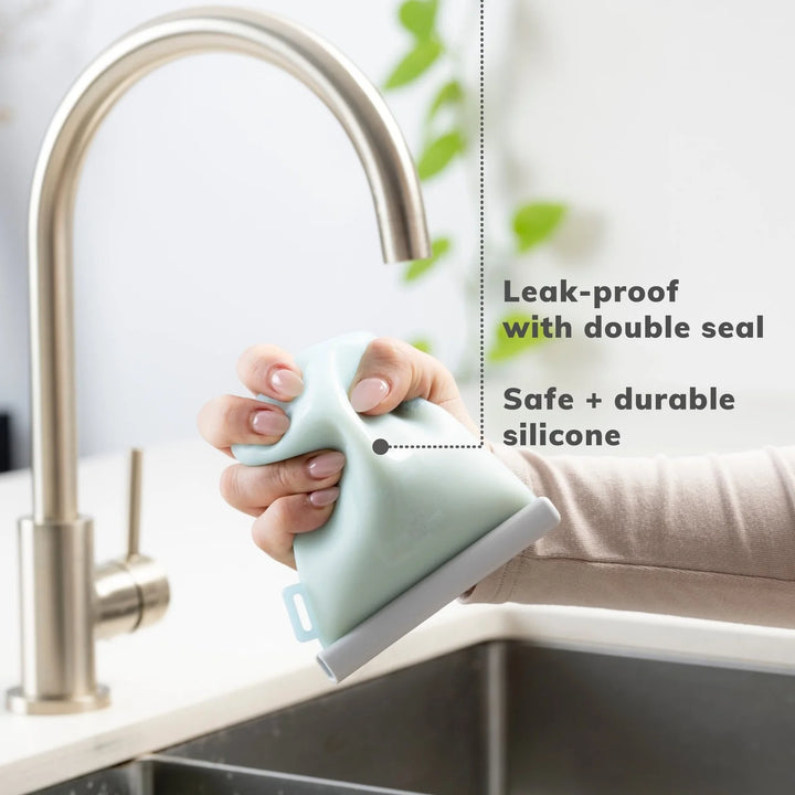 NEW BEGINNINGS SILICONE STORAGE BAGS 4pk