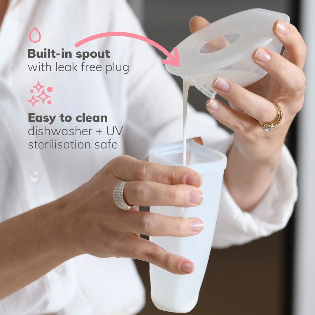 NEW BEGINNINGS SILICONE COLLECTOR CUPS 2PC