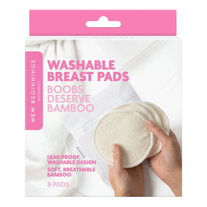 New Beginnings Washable Nursing Pads (8pk)