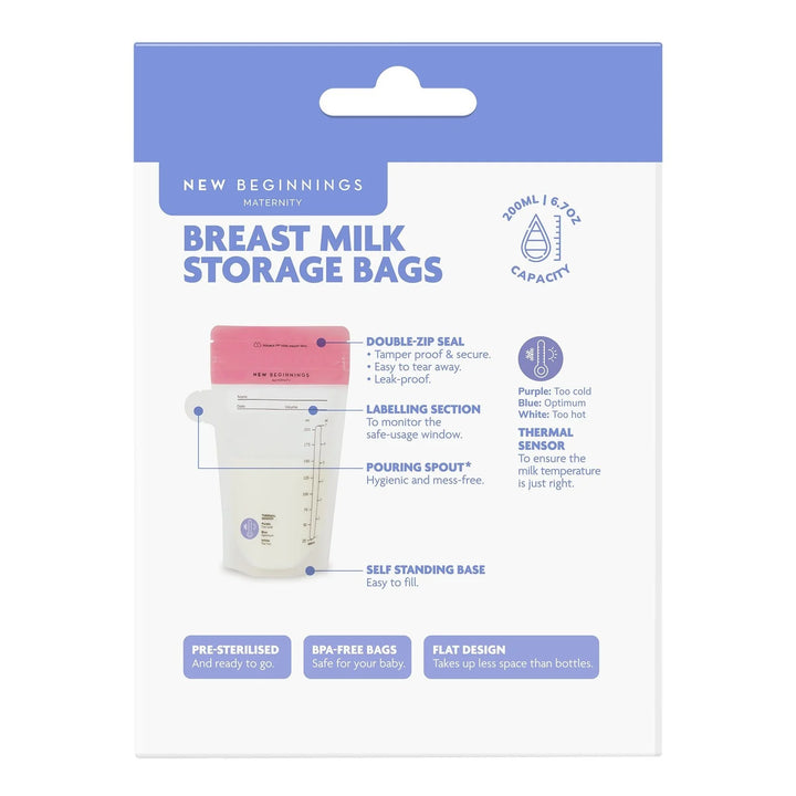 New Beginnings Breastmilk Storage Bags (25pk)