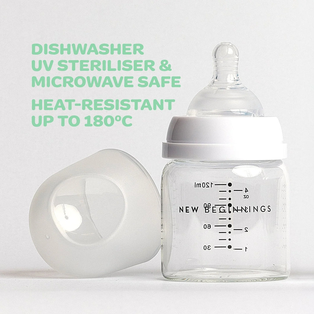 NEW BEGINNINGS GLASS BOTTLE 120ML TWIN