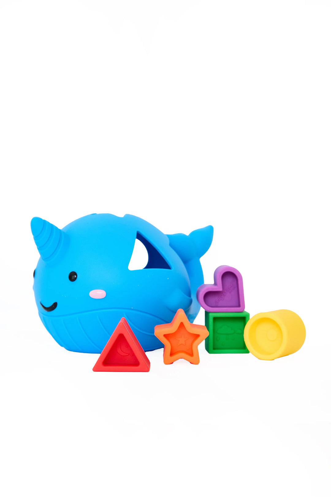 Jellystone Designs Narwhal Shape Sorter - Bright