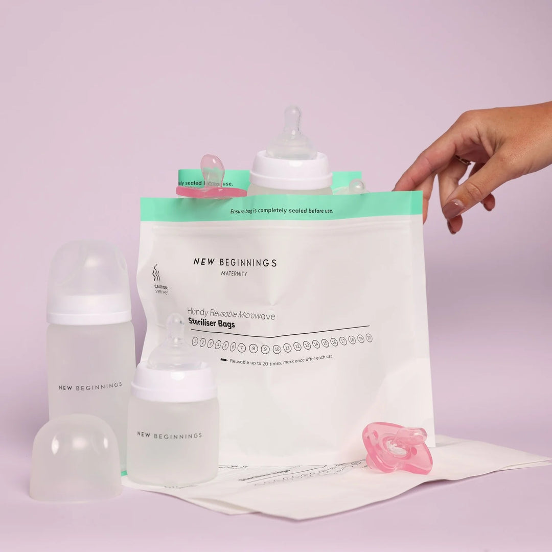 New Beginnings MICROWAVE STERILISER BAGS - 6 PCS (NEW)