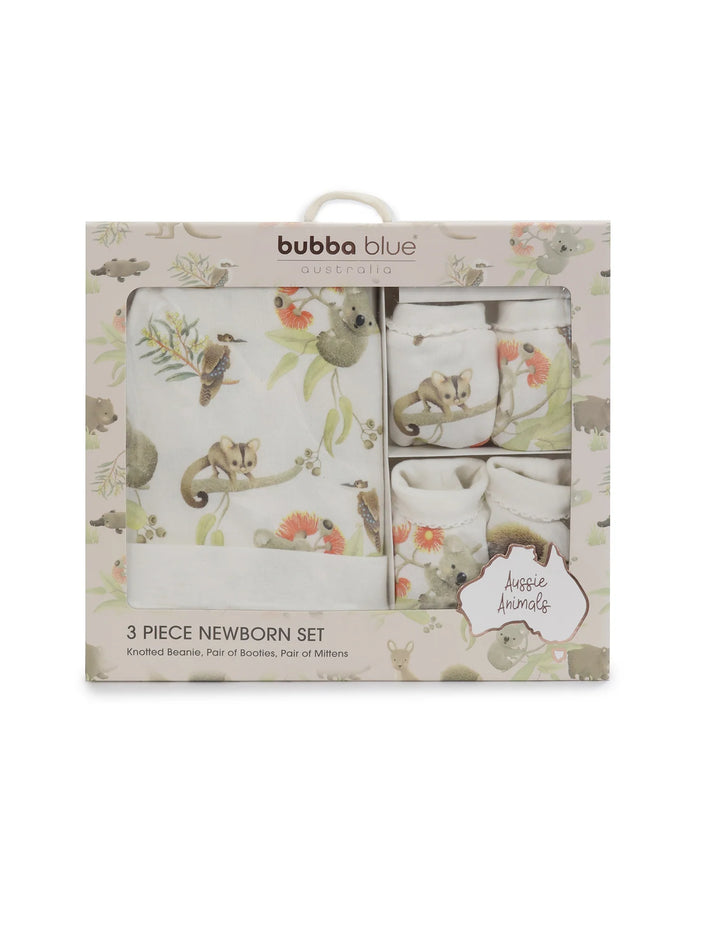 Bubba Blue Aussie Animals 3pcs Layette Set