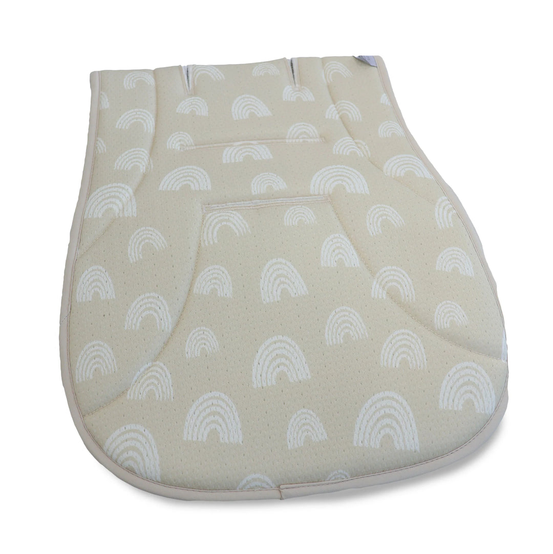 Bubba Blue NORDIC AIR+ REVERSIBLE PRAM LINER GREY/ SAND