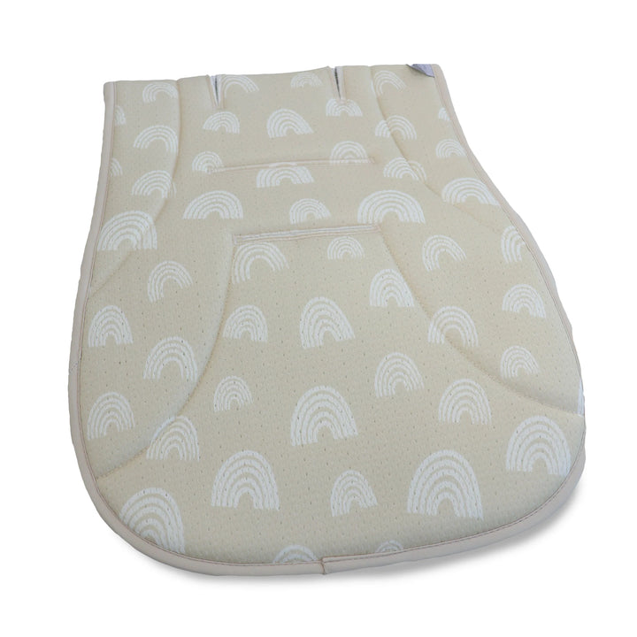 Bubba Blue NORDIC AIR+ REVERSIBLE PRAM LINER GREY/ SAND