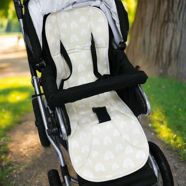 Bubba Blue NORDIC AIR+ REVERSIBLE PRAM LINER GREY/ SAND
