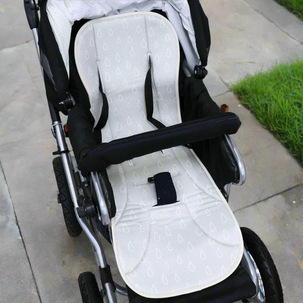 Bubba Blue NORDIC AIR+ REVERSIBLE PRAM LINER GREY/ SAND