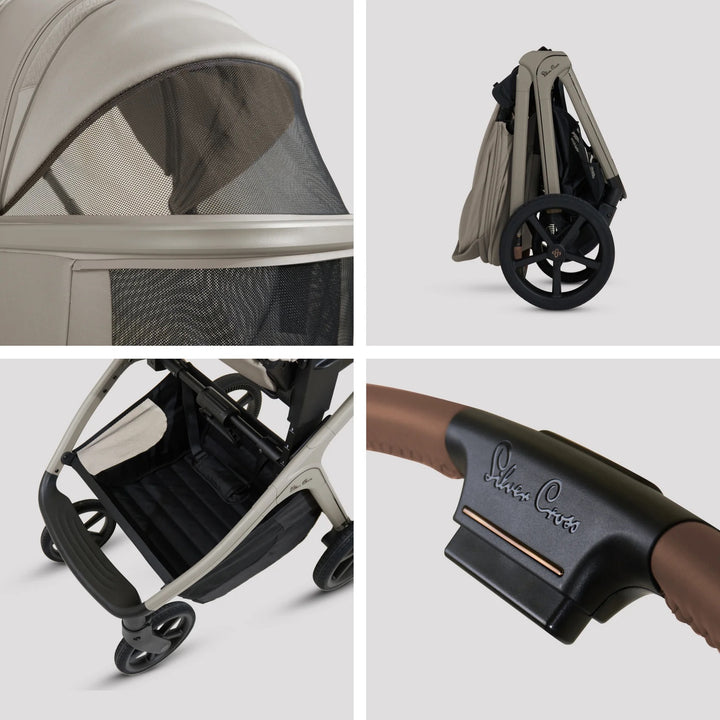 Silver Cross Cove with Carrycot (6 Piece) - Champagne